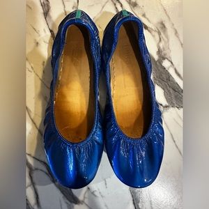 Sapphire Blue Patent Tieks 8